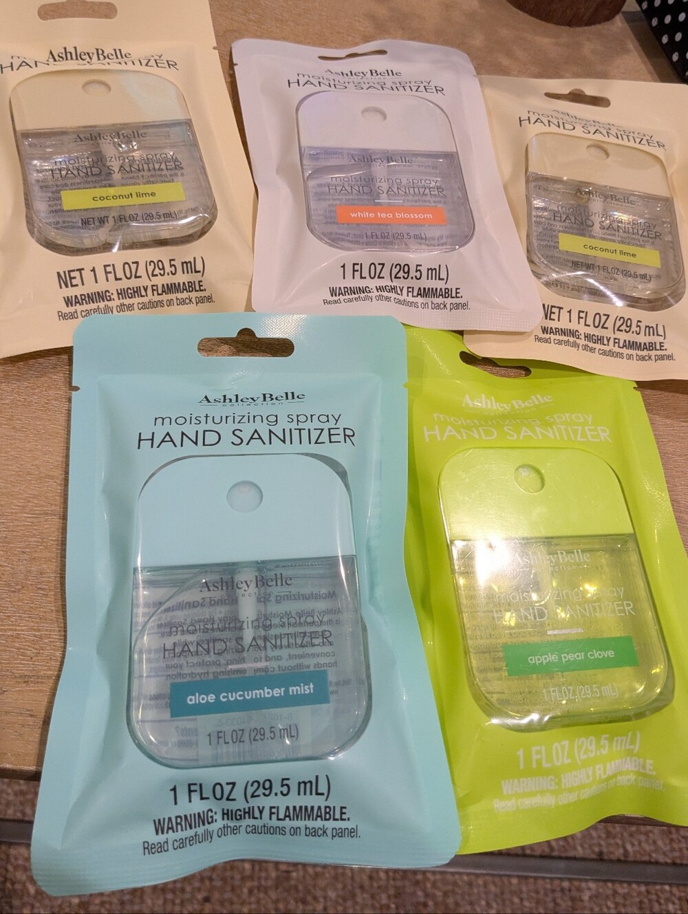 Ashley Belle Moisturizing Spray Hand Sanitizers - Assorted Scents
